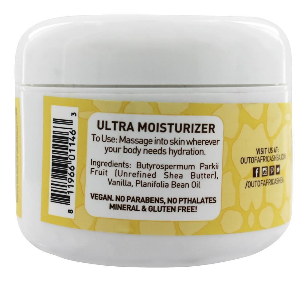 Manteiga de Karité 100 % Pure , Baunilha natural e não refinada - 8 oz. Out Of Africa - Imagem 2