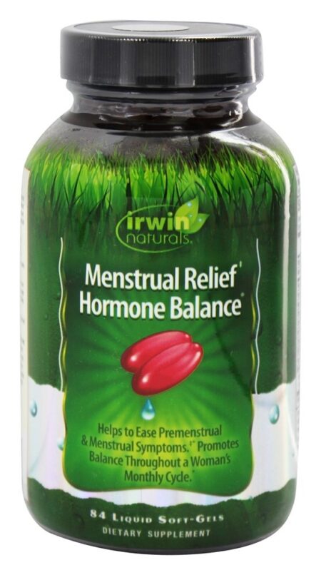 Hormônio de Alívio Menstrual Balance - 84 Liqui-Caps Irwin Naturals