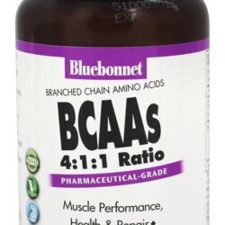BCAAs 4:1:1 Ratio Qualidade Farmacêutica - 120 Cápsula (s) vegetal (s) Bluebonnet Nutrition