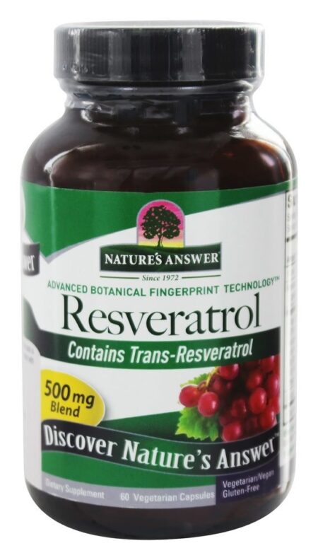 Resveratrol 250 mg. - Cápsulas vegetarianas 60 Nature's Answer