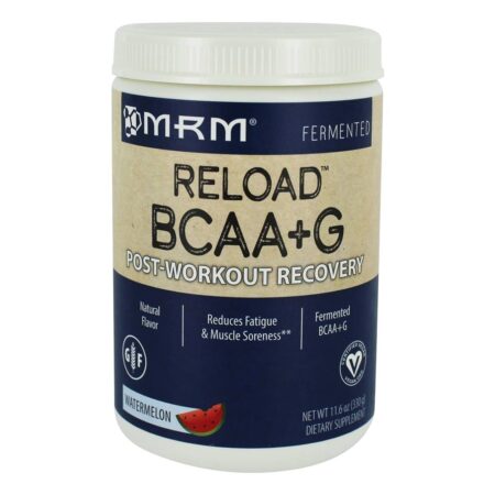 Fermentado BCAA + G Recarga Pós-Treino Recuperação Pó Melancia - 11.6 oz. MRM