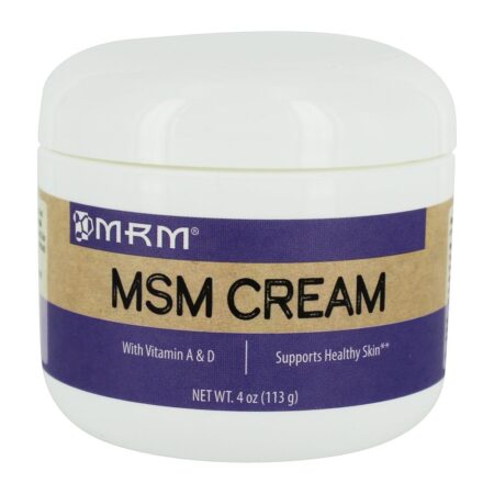 Creme MSM Suporte Para Uma Pele Saudável - 4 oz. MRM