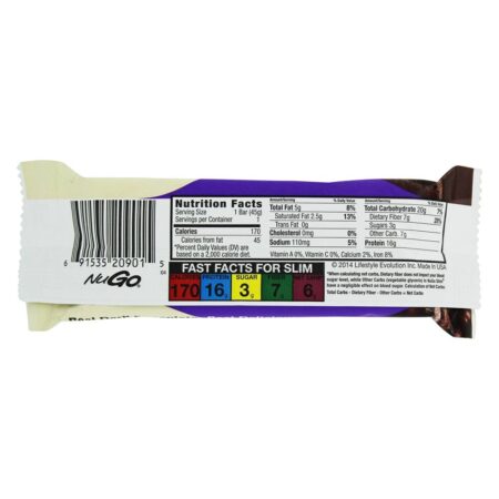 Vegan Esbelto Real Escuro Chocolate Bar Café expresso - 1.59 oz. NuGo Nutrition - Image 3