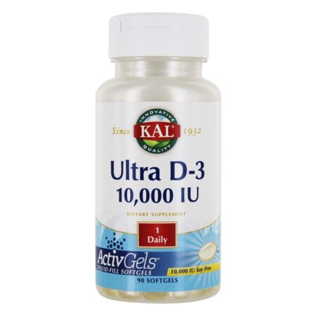 Ultra D3 10000 UI - 90 Softgels Kal