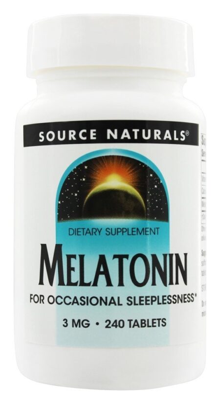 Melatonina 3 mg. - 240 Tablet (s) Source Naturals