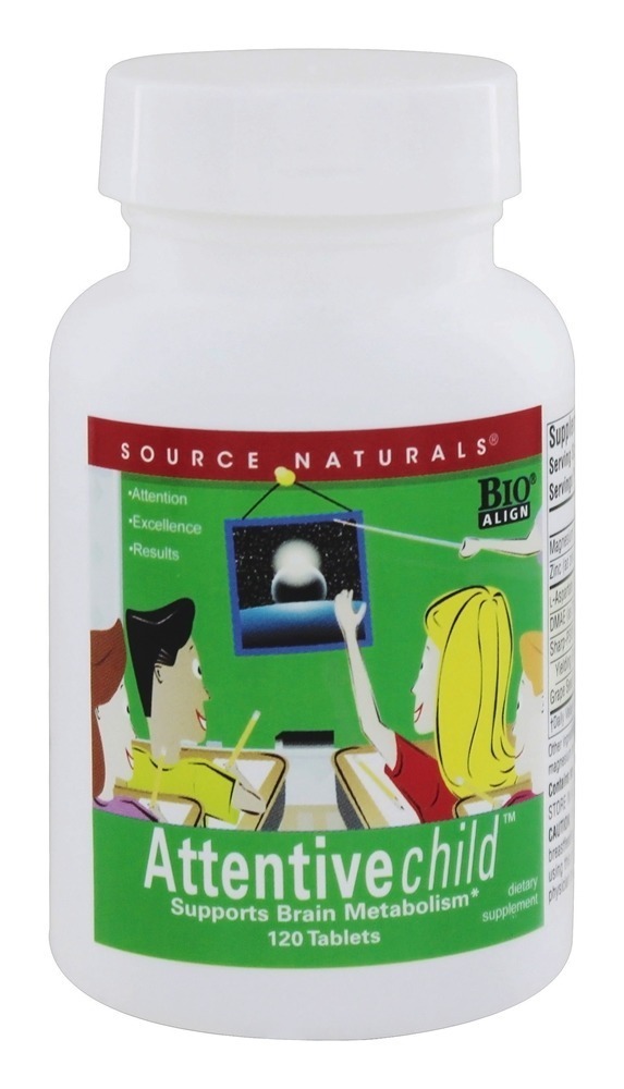 Criança atenta - 120 Tablets Source Naturals