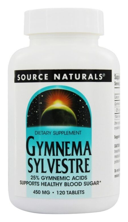 Gymnema Sylvestre 450 mg. - 120 Tablets Source Naturals