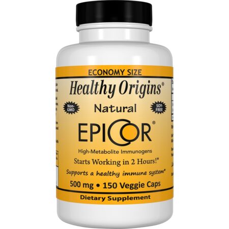 EpiCor Imunógenos de Alto Metabólito 500 mg. - Cápsulas 150 Healthy Origins