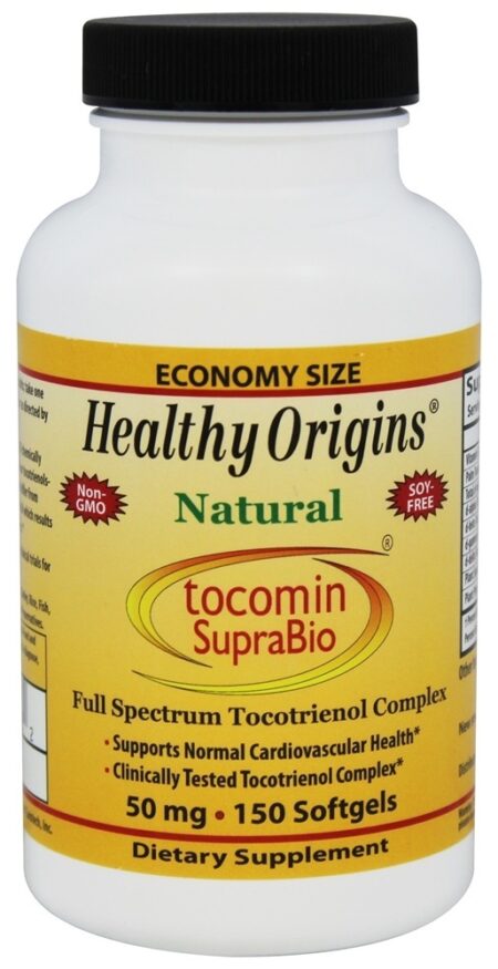 Natural Tocomin Suprabio 50 mg. - 150 Softgels Healthy Origins