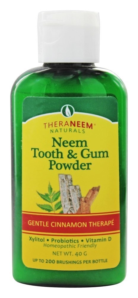 Theraneem Naturals Neem Dente & Goma Pó Suave Canela Therape - 40 Grama (s) Organix South