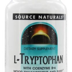 L-triptofano com coenzima B6 500 mg. - 120 Tablets Source Naturals