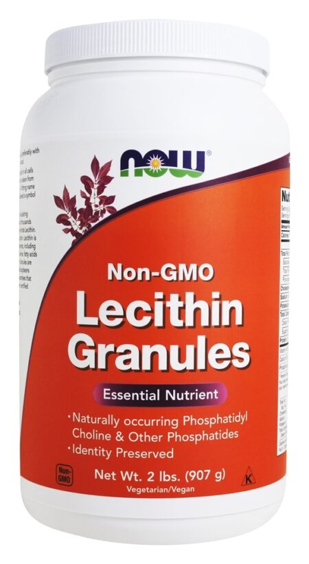 Lecitina Granulada Não Transgênica - 2 lbs. NOW Foods