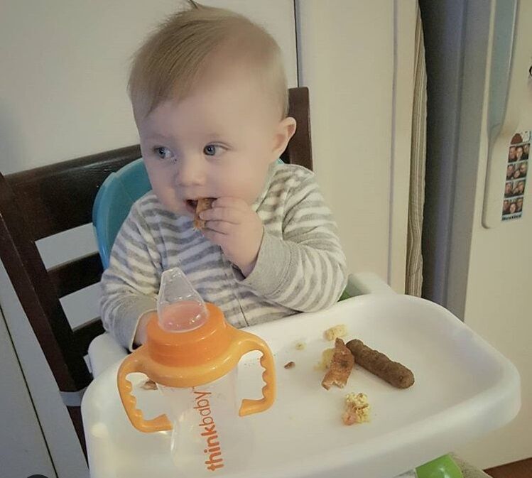 Sippy Copo Etapa C 9 Mês para 2 Anos Laranja - 9 oz. Thinkba - Imagem 5