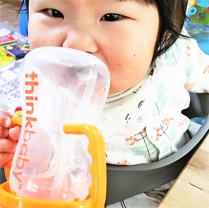 Sippy Copo Etapa C 9 Mês para 2 Anos Laranja - 9 oz. Thinkba - Imagem 7