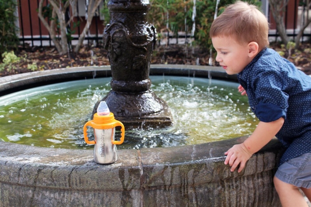 Sippy Copo Etapa C 9 Mês para 2 Anos Laranja - 9 oz. Thinkba - Imagem 9