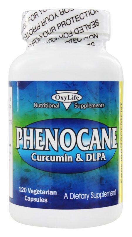 Fenecane Curcumin & DLPA - Cápsulas vegetarianas 120 OxyLife Products