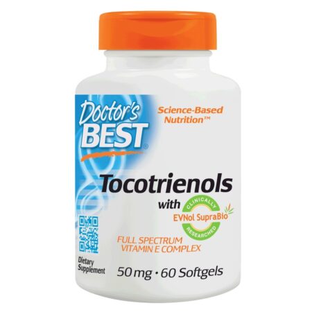 Tocotrienóis com EVNol SupraBio 50 mg. - 60 Softgels Doctor's Best