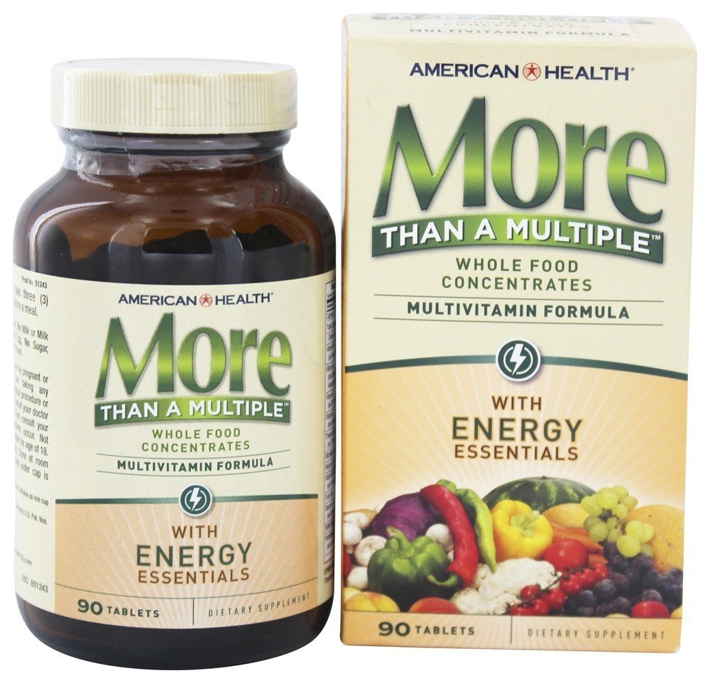 Mais do que um múltiplo com energia essencial - 90 Tablets American Health