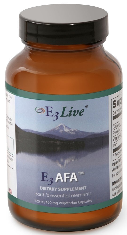 E3 AFA 400 mg. - Cápsulas vegetarianas 120 E3Live