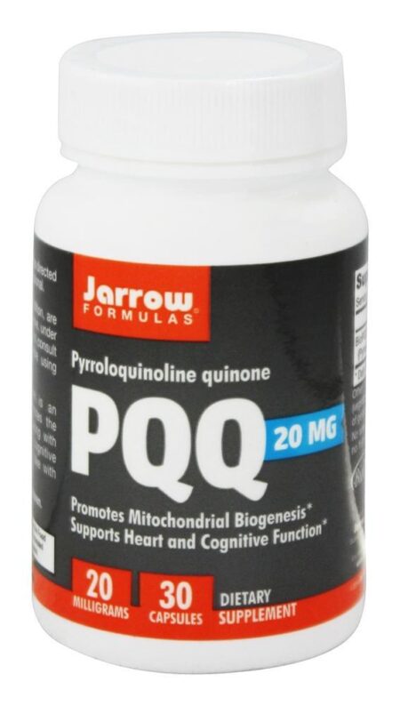 PQQ Pirroloquinolina Quinona para a Saúde Cardíaca e Cognitiva 20 mg. - Cápsulas 30 Jarrow Formulas