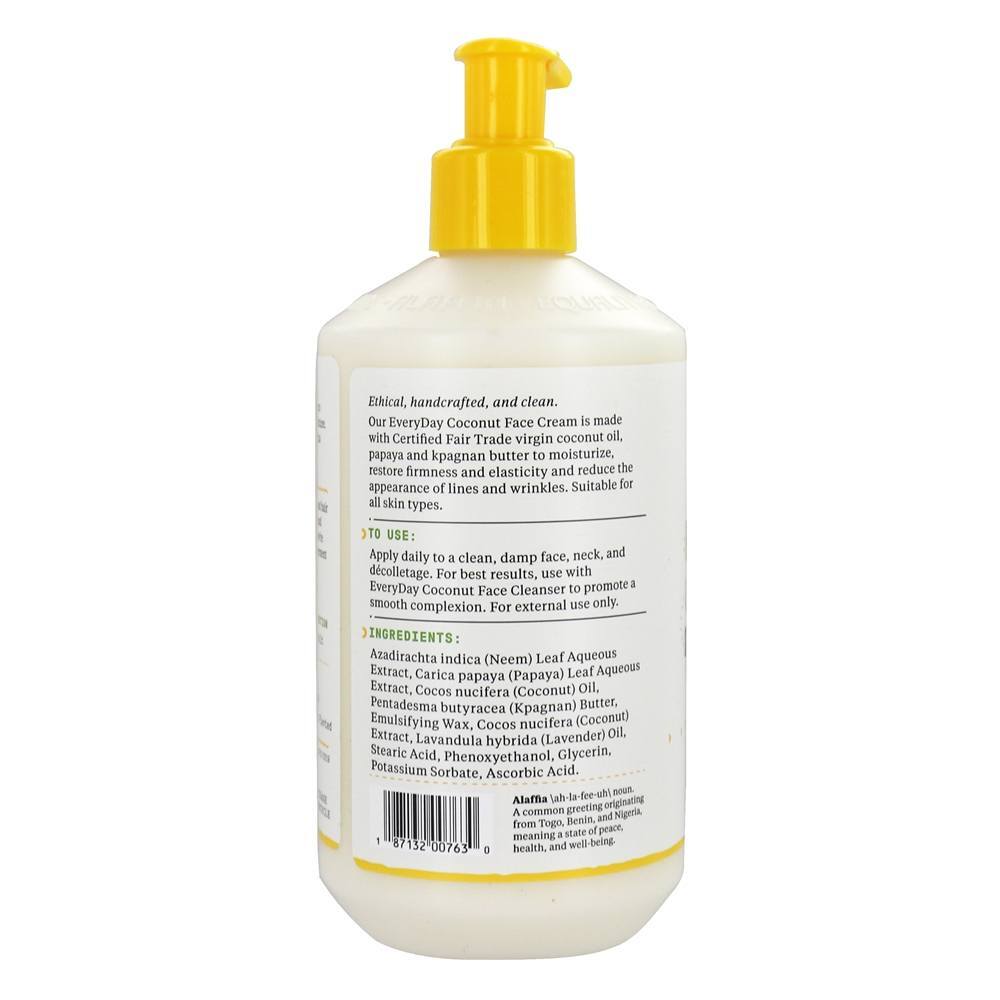 Creme de rosto de coco todos os dias com óleo de cconut virgem Puramente aroma de coco - 12 fl. oz. Alaffia - Imagem 2