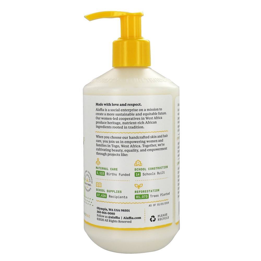 Creme de rosto de coco todos os dias com óleo de cconut virgem Puramente aroma de coco - 12 fl. oz. Alaffia - Imagem 3