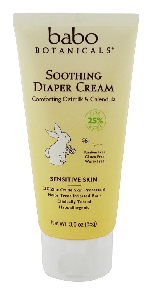 Creme Calmante de Fralda Consumo de Aveia e Calêndula - 3 fl. oz. Babo Botanicals