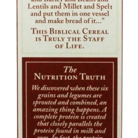 Ezequiel 4 : 9 Cereal de grãos inteiros germinados - 16 oz. Food For Life - Imagem 4