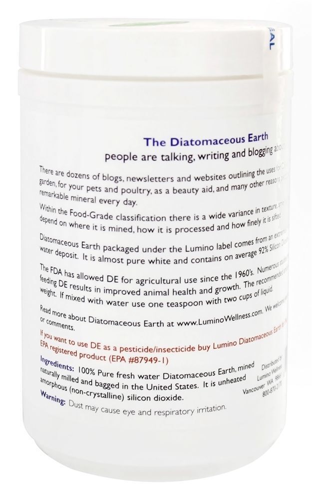 Produto comestível puro da terra diatomácea – 9 oz. Lumino Wellness — foto 2 Produto comestível puro da terra diatomácea - 9 oz. Lumino Wellness - Imagem 2