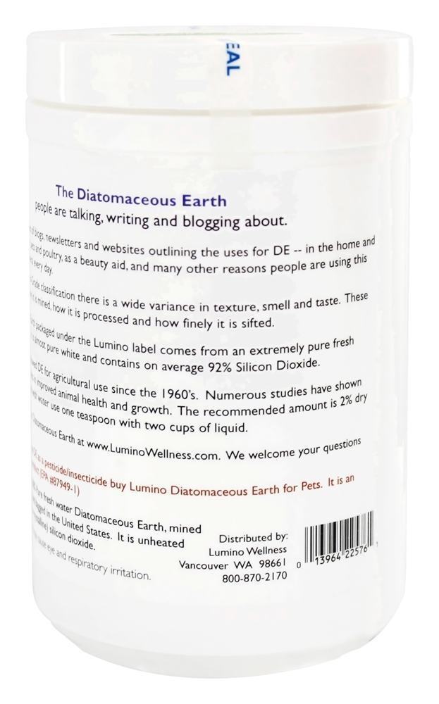 Produto comestível puro da terra diatomácea – 9 oz. Lumino Wellness — foto 3 Produto comestível puro da terra diatomácea - 9 oz. Lumino Wellness - Imagem 3