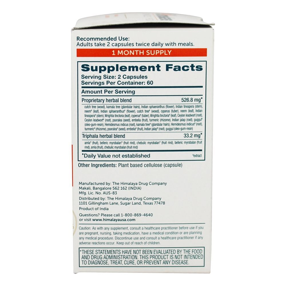 Dermacare Pele Restauração & Reparar - Cápsulas vegetarianas 120 Himalaya Herbal Healthcare - Imagem 2