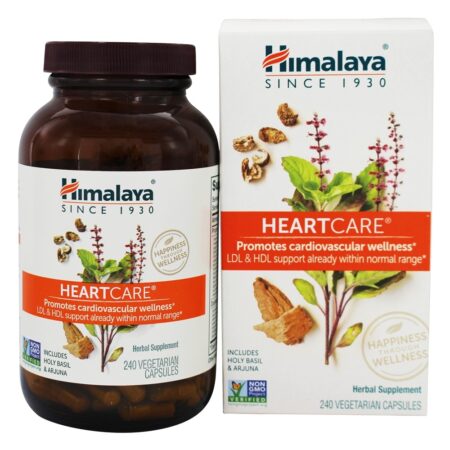 Wellness Cardiovascular HeartCare - Cápsulas vegetarianas 240 Himalaya Herbal Healthcare