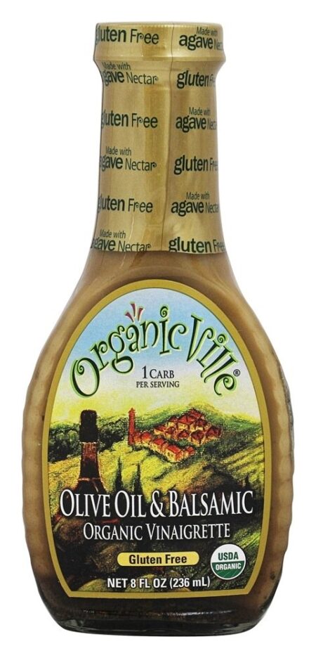 Azeite de vinagrete orgânico e balsâmico - 8 fl. oz. Organicville