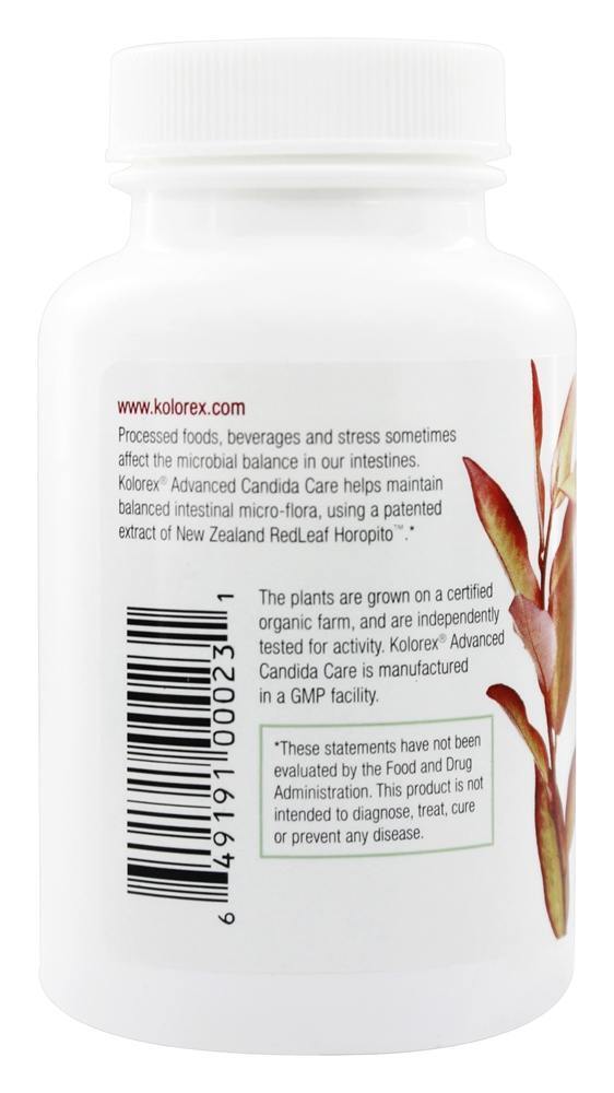 Cuidado avançado de Candida - 60 Softgels Kolorex - Imagem 3