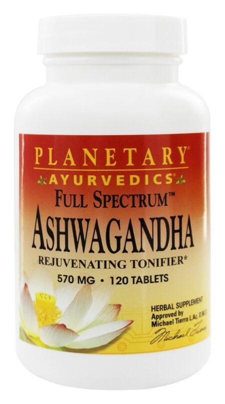 Full Spectrum Ashwagandha - 120 Tablet (s) Planetary Ayurvedics