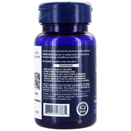 Super Ubiquinol CoQ10 com PQQ 100 mg . - 30 Softgels Life Extension - Image 3