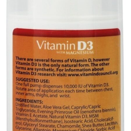 Vitamina D3 Creme 10000 UI - 3 fl. oz. AnuMed - Imagem 2