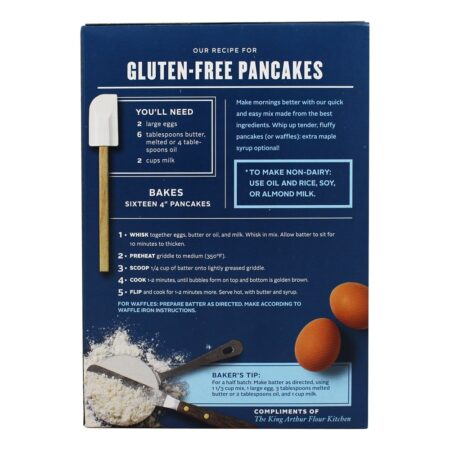 Mistura de Panquecas sem Glúten - 15 oz. King Arthur Flour - Image 3