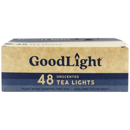 Tea Lightts Unscented - 48 Contagem GoodLight Natural Candles