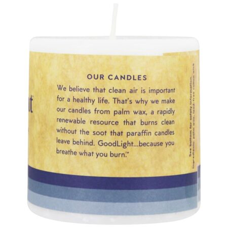 Pilar sem perfume - 1 Conte GoodLight Natural Candles - Image 2