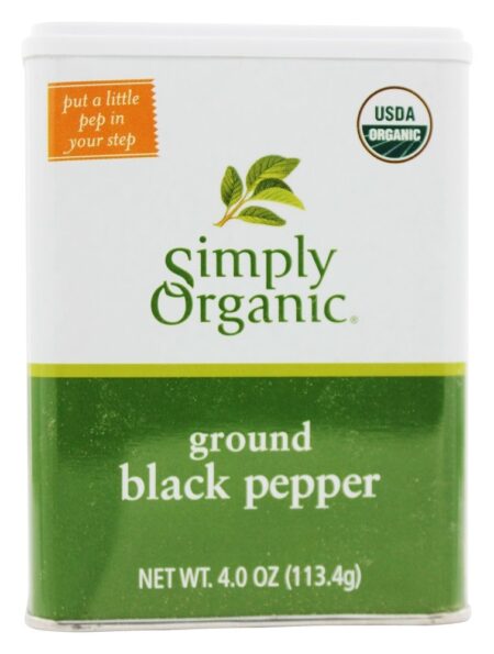 Pimenta preta da terra - 4 oz. Simply Organic