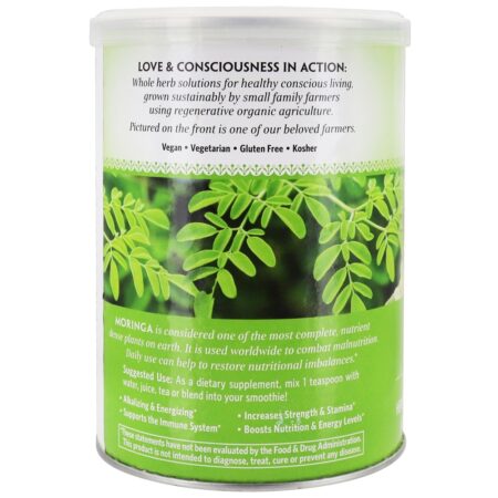 Folha de Moringa em Pó Nutrição Essencial - 8 oz. Organic India - Image 3