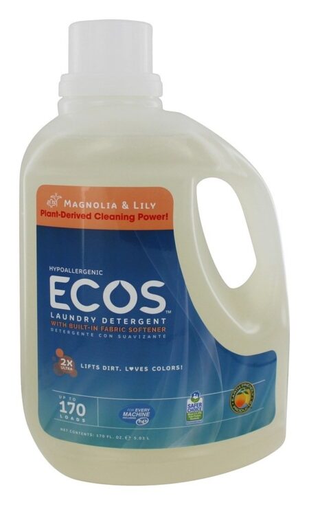 ECO 2x Extremista Todos Natural Lavanderia Detergente 170 Cargas Magnólia & Lírio - 170 fl. oz. Earth Friendly