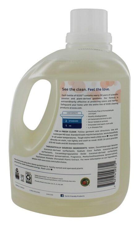 ECO 2x Extremista Todos Natural Lavanderia Detergente 170 Cargas Magnólia & Lírio - 170 fl. oz. Earth Friendly - Image 2