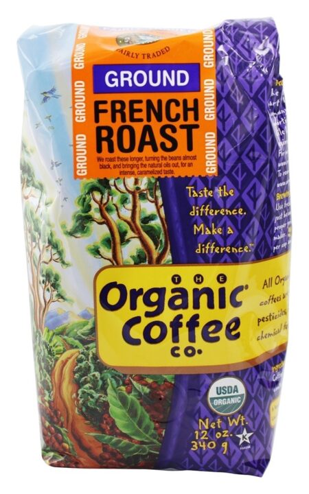 Torrado Francês de Café Moído - 12 oz. Organic Coffee Company