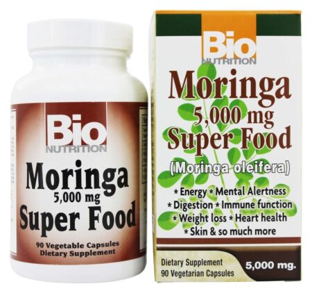 Moringa Superfood 5000 mg. - Cápsulas vegetarianas 90 Bio Nutrition