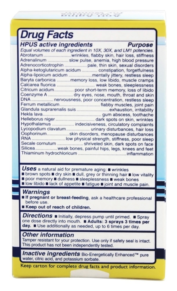Spray antienvelhecimento e antirrugas para mulheres - 2 fl. oz. King Bio - Imagem 2