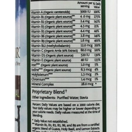 Rush Vitamina & Mineral Líquido - 8 fl. oz. Sunwarrior - Imagem 2
