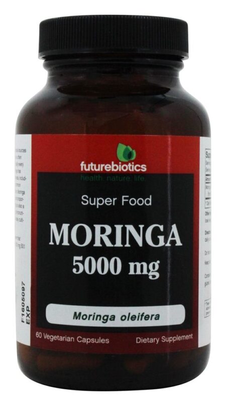 Moringa Super Comida 5000 mg. - Cápsulas vegetarianas 60 Futurebiotics