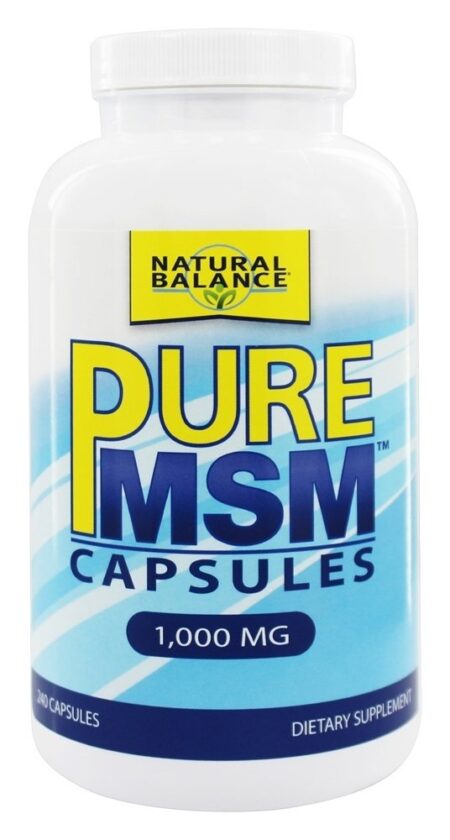 Pure MSM 1000 mg. - Cápsulas 240 (anteriormente Trimedica ) Natural Balance